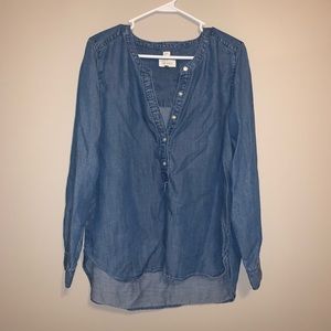 LOFT denim tunic. Size medium.